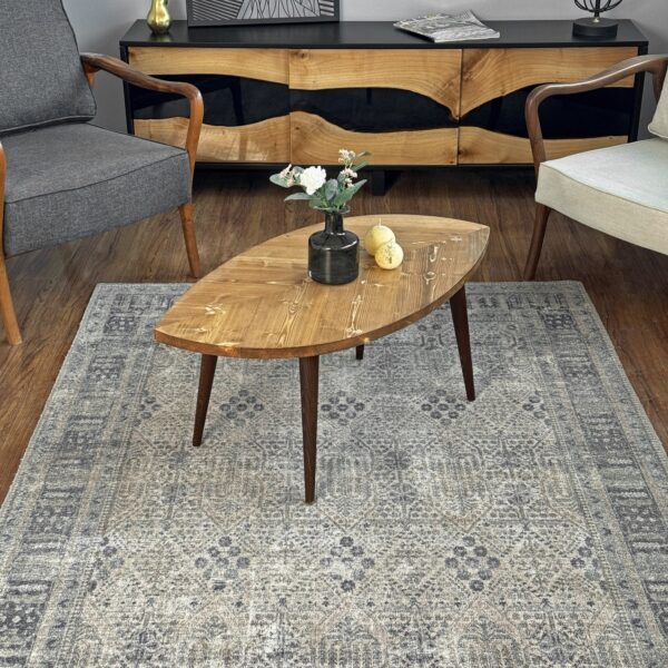 Citrovita Solid Wood Drop Leaf Coffee Table – Modern Folding Design - Image 14