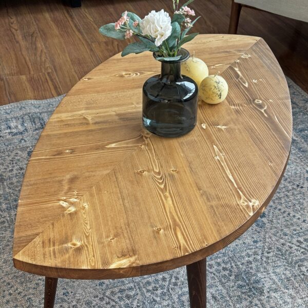 Citrovita Solid Wood Drop Leaf Coffee Table – Modern Folding Design - Image 6