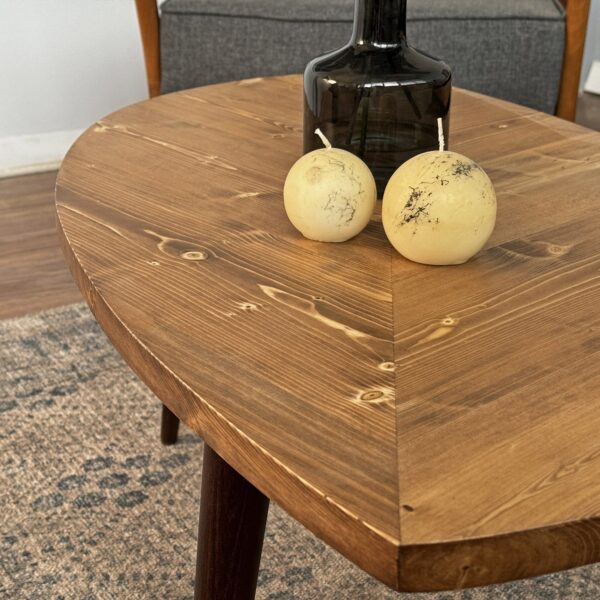 Citrovita Solid Wood Drop Leaf Coffee Table – Modern Folding Design - Image 9