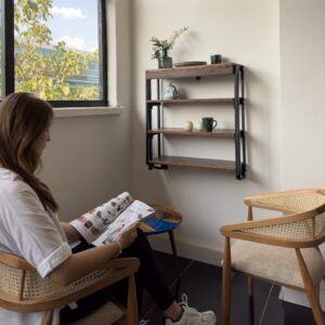 Citrovita Folding Murphy Table – Wall-Mounted Wooden Desk & Shelf Combo