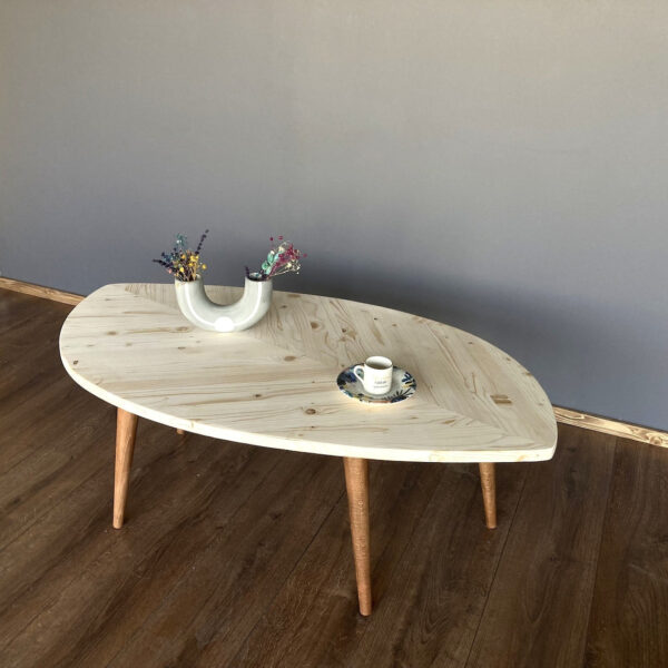 Citrovita Solid Wood Drop Leaf Coffee Table – Modern Folding Design - Image 12