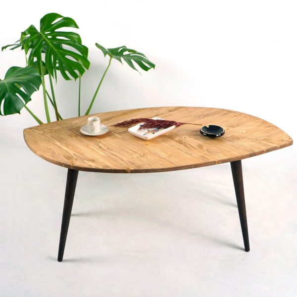 Citrovita Solid Wood Drop Leaf Coffee Table – Modern Folding Design - Image 11